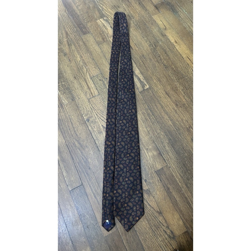 vintage Polo by Ralph Lauren tie multicolor paisley pattern Silk Heritage